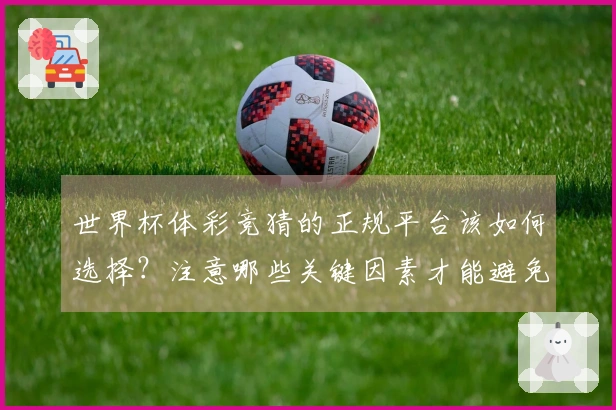 世界杯体彩竞猜的正规平台该如何选择？注意哪些关键因素才能避免风险？