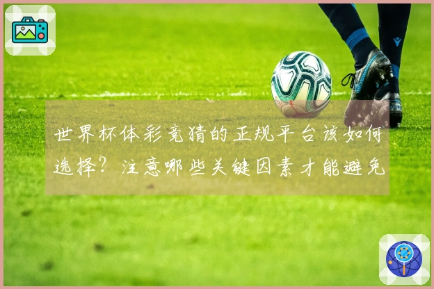 世界杯体彩竞猜的正规平台该如何选择？注意哪些关键因素才能避免风险？