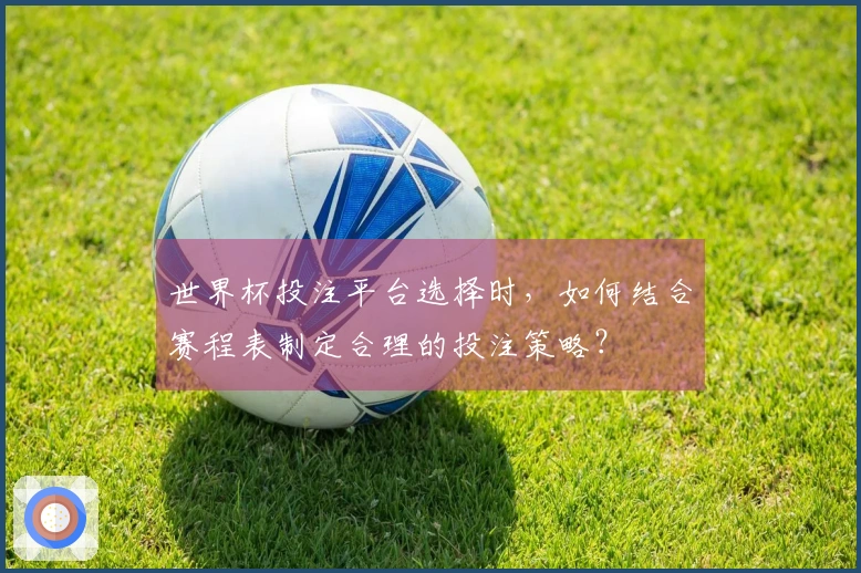 世界杯投注平台选择时，如何结合赛程表制定合理的投注策略？